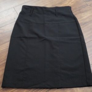 Black pencil skirt